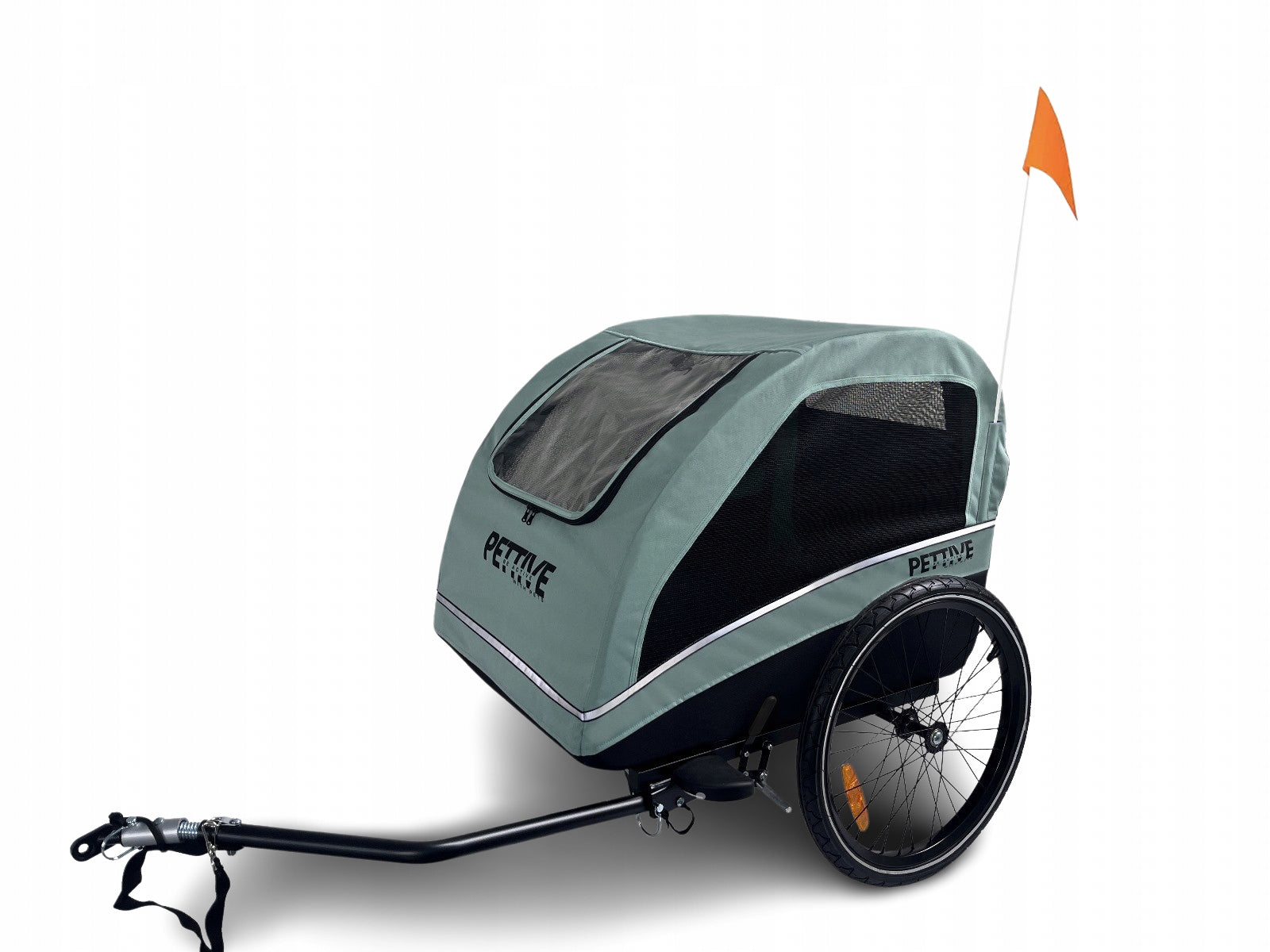 Dog trailer up to 40 kg, PETRIVE cat bicycle trailer EU standard Maximum animal weight 40 kg