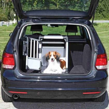 Dog transporter Trixie multicolor M 55 cm x 78 cm 62 cm Trade name Transporter, aluminium