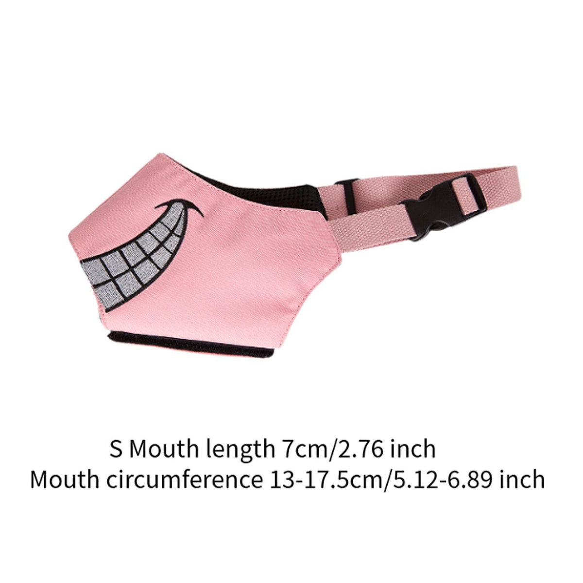 Dogs Muzzle Adjustable Waterproof Accessories Comfortable Soft Dog S Pink Packaging status original