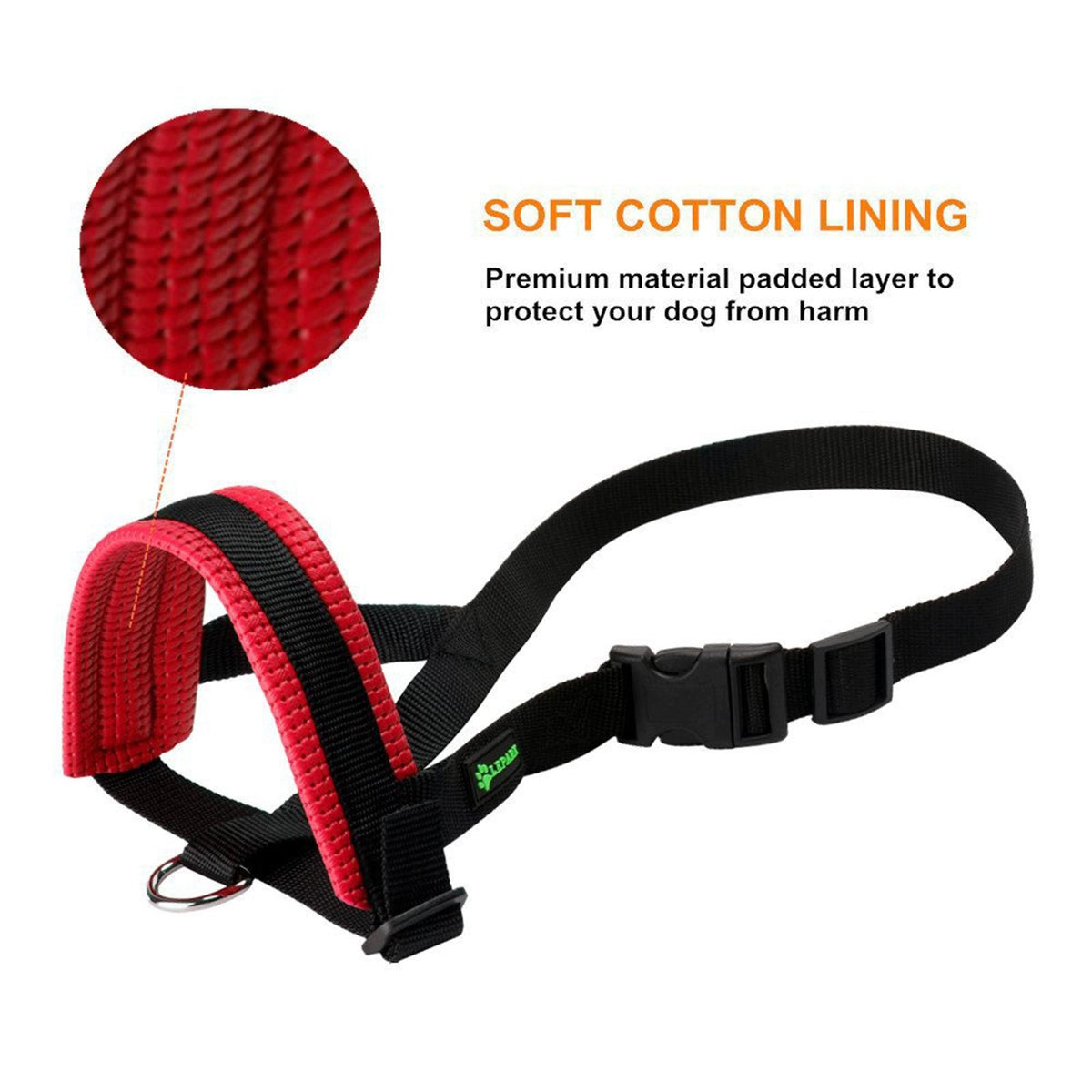 Dogs Muzzle Protective Adjustable Loop Prevent Biting Chewing for Travel M Manufacturer code 05564073670