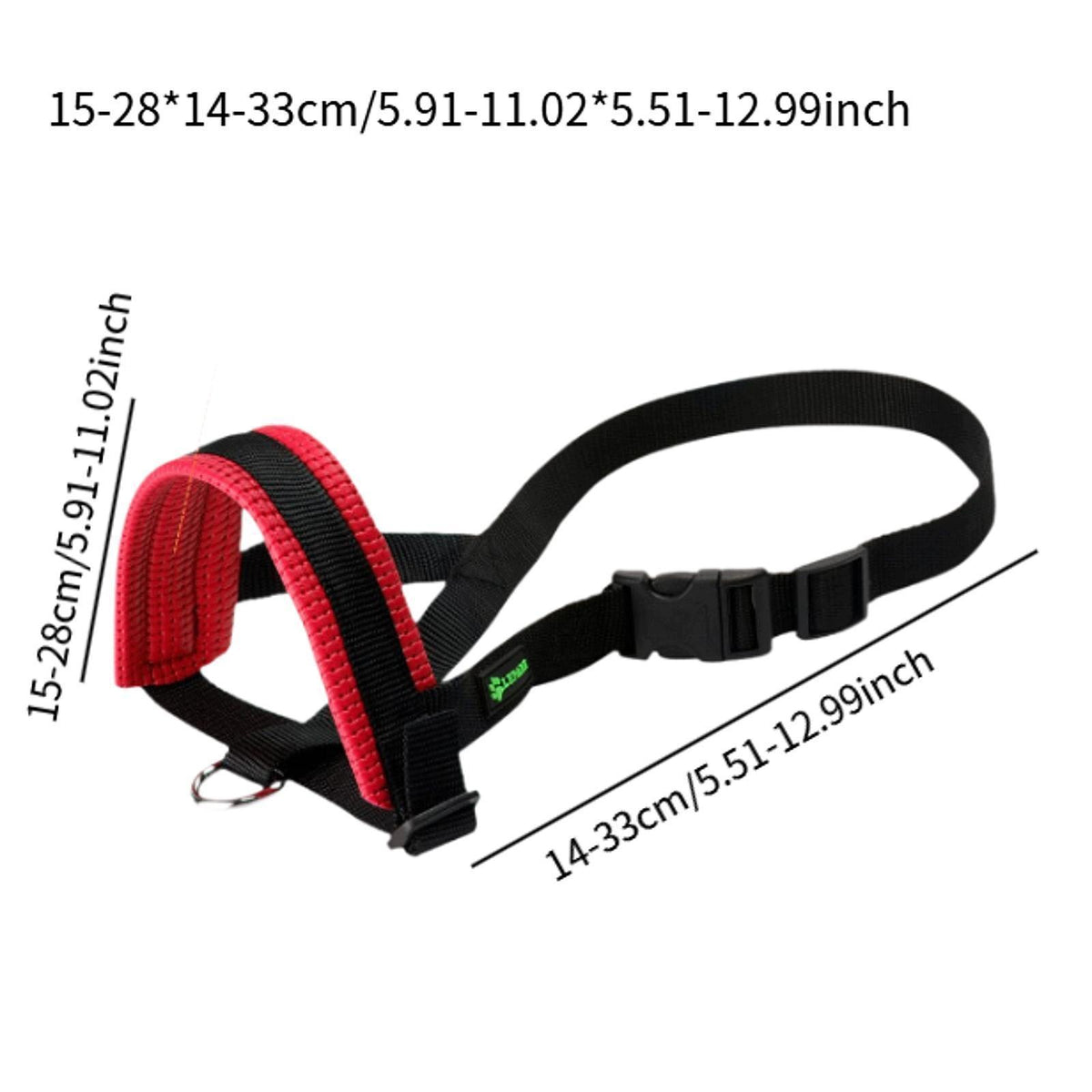 Dogs Muzzle Protective Adjustable Loop Prevent Biting Chewing for Travel M Packaging status original