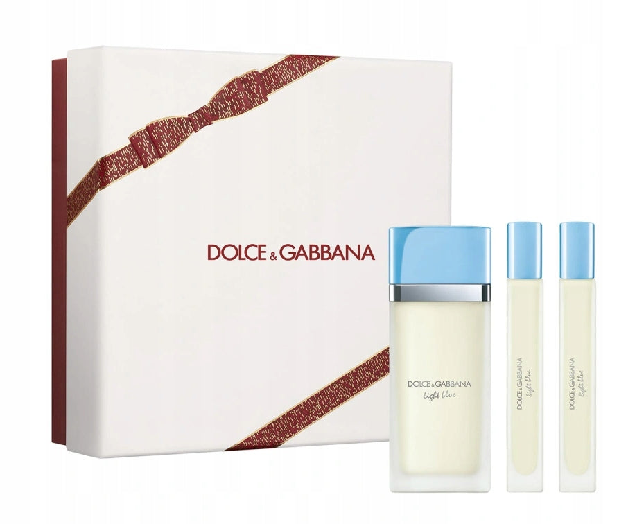 Dolce & Gabbana Light Blue EDT 50 ml + 10 ml + 10 ml – darčekový set