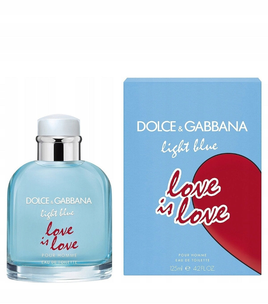 Dolce & Gabbana Light Blue LOVE IS LOVE Pour Homme UNIQUE 125ml EDT Male
