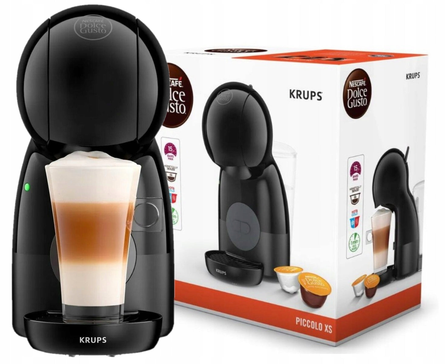 Dolce Gusto Krups Piccolo XS pressure capsule machine