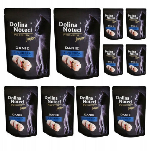 Dolina Noteci Premium Cat Junior Cod Dish 10x85g