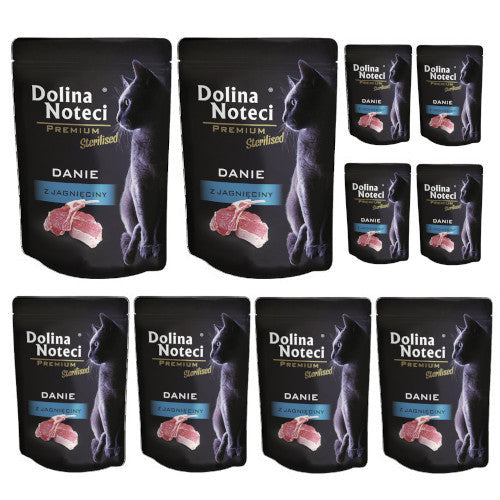 Dolina Noteci Premium Cat Lamb Dish sterile 10x85g