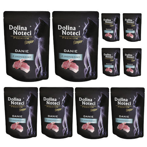 Dolina Noteci Premium Cat Senior Lamb Dish 10x85g