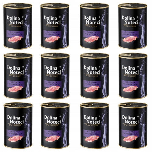 Dolina Noteci Premium Cat rich in Rabbit 12x400g