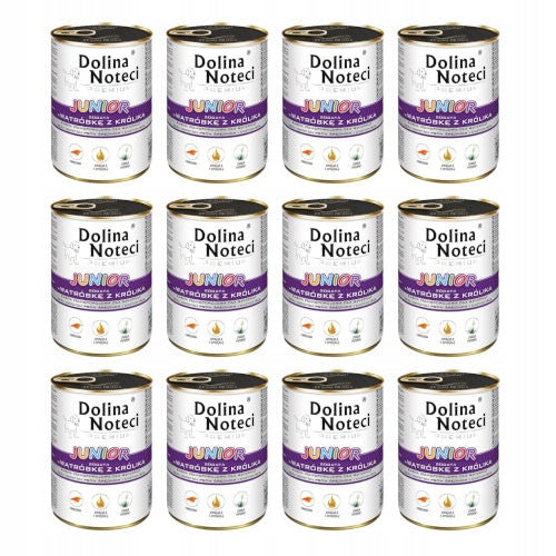 Dolina Noteci Premium Junior rich in Rabbit 12x400g