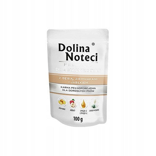 Dolina Noteci Premium SMALL BREEDS for dog GOOSE 10x 100g Brand Dolina Noteci