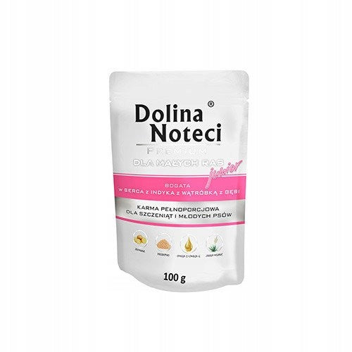 Dolina Noteci Premium Small Breed Junior with Turkey 100g