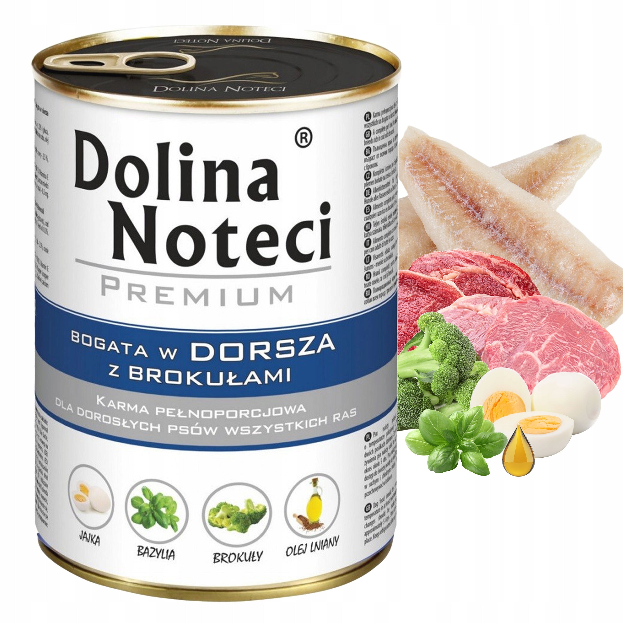 Dolina Noteci Premium Wet Dog Food Cod with Broccoli 400 g Manufacturer code 39408