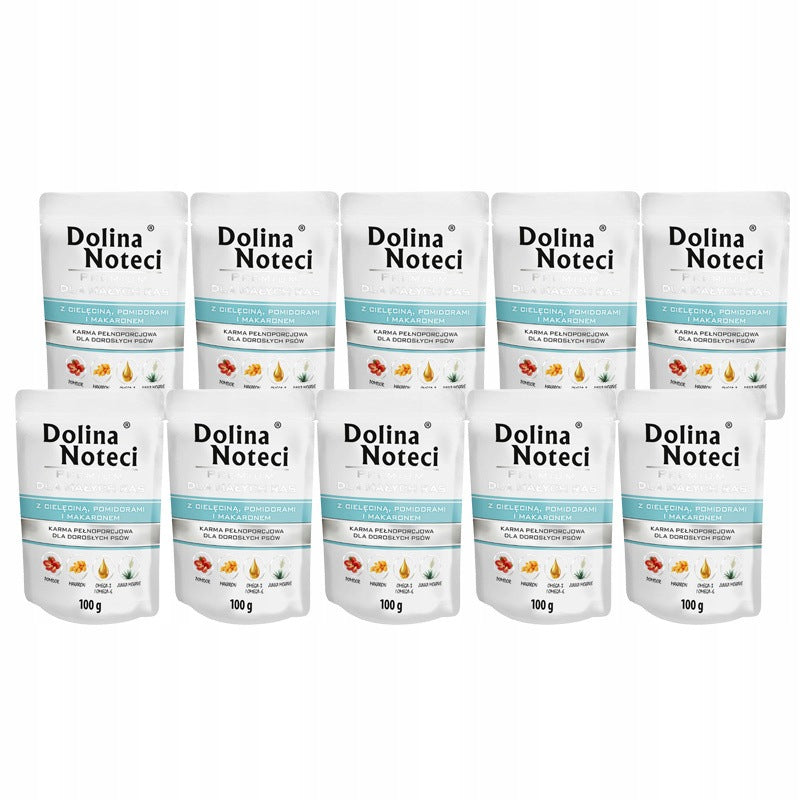 Dolina Noteci Premium Wet Food for Small Breed Veal Dogs 10x100g