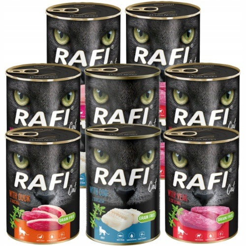 Dolina Noteci Rafi Cat Mix of flavors 24x400g For Cat