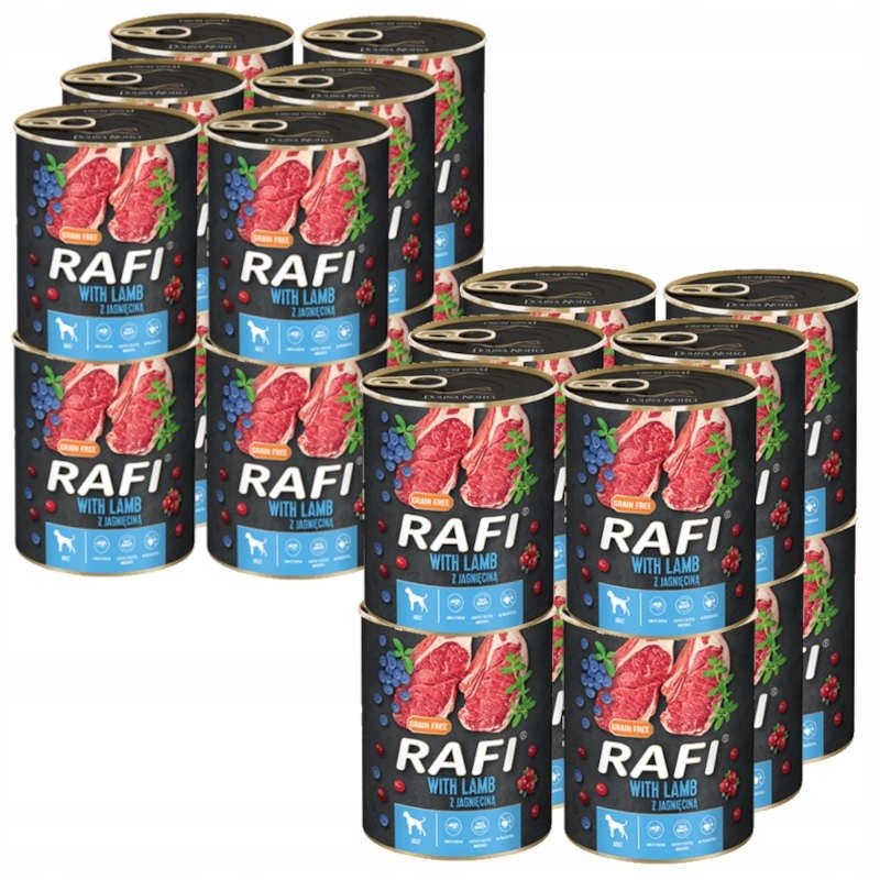 Dolina Noteci Rafi Wet Food for Dogs Lamb 12 x 800 g grain-free
