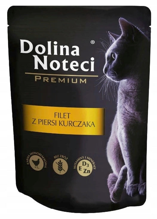 Dolina Noteci wet food chicken fillet 10 pcs x85g Brand Dolina Noteci