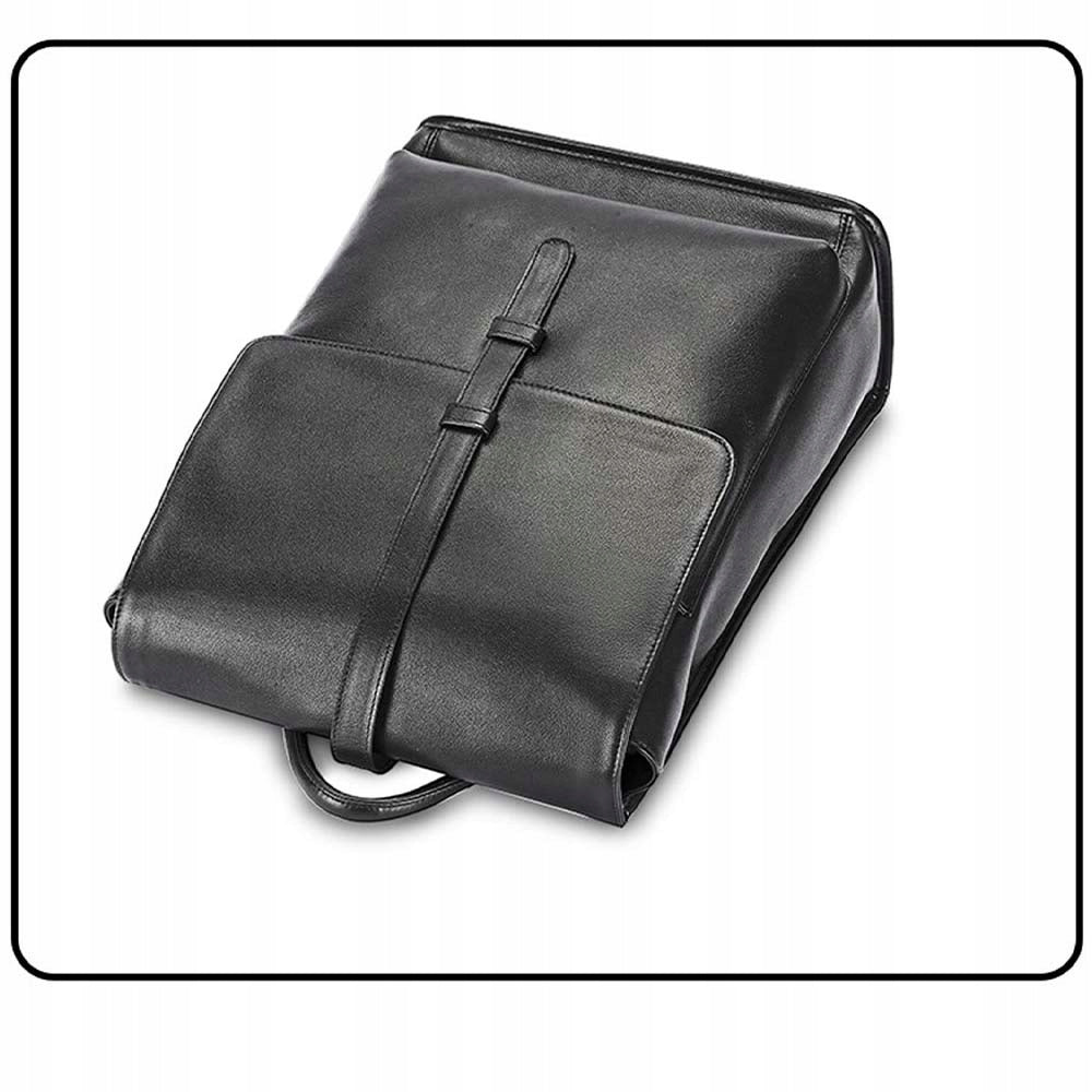 Dollcini, Női hátizsák, Női PU hátizsák munkához, laptop, fekete Brand no brand