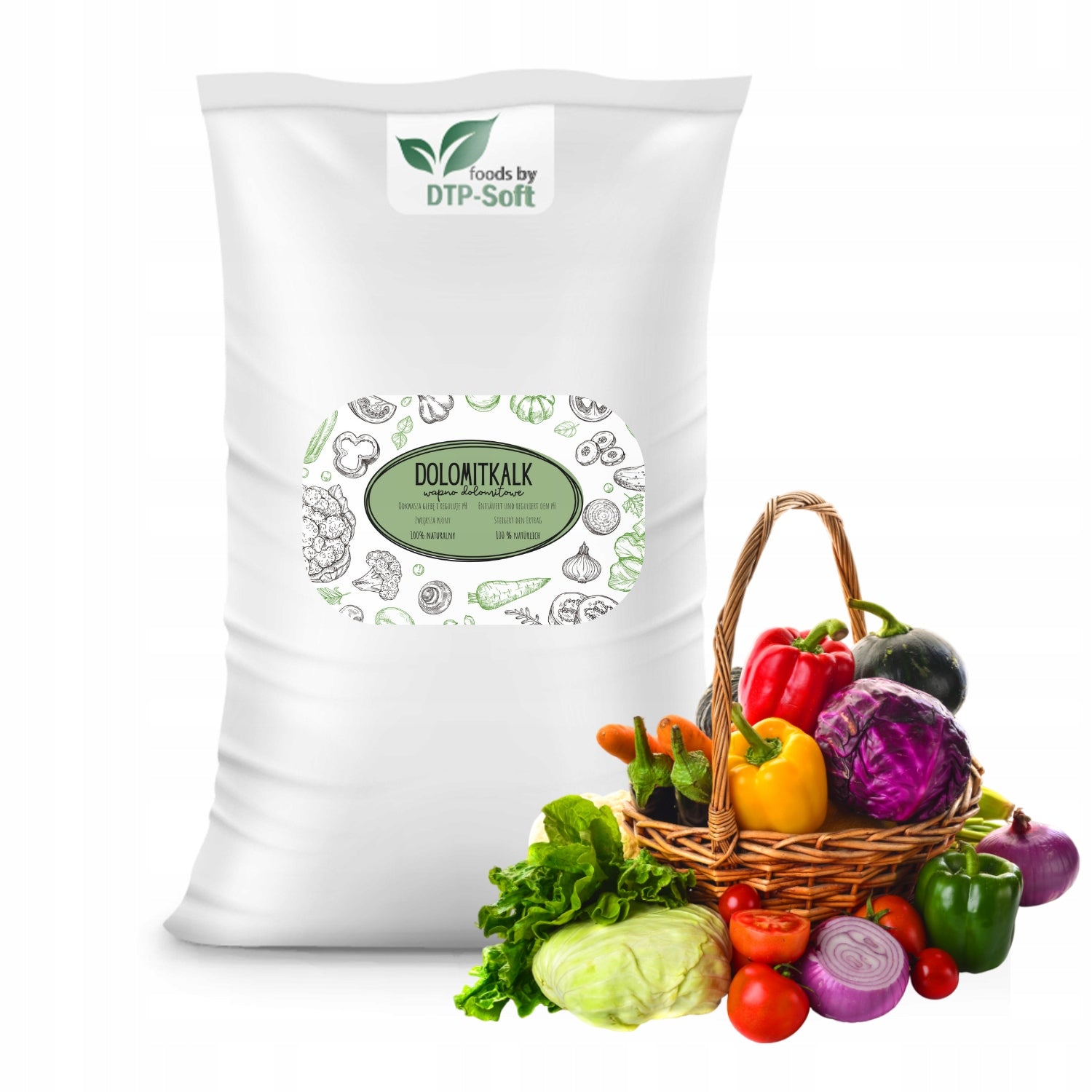 Dolomite calcium-magnesium fertilizer 5 kg TOP