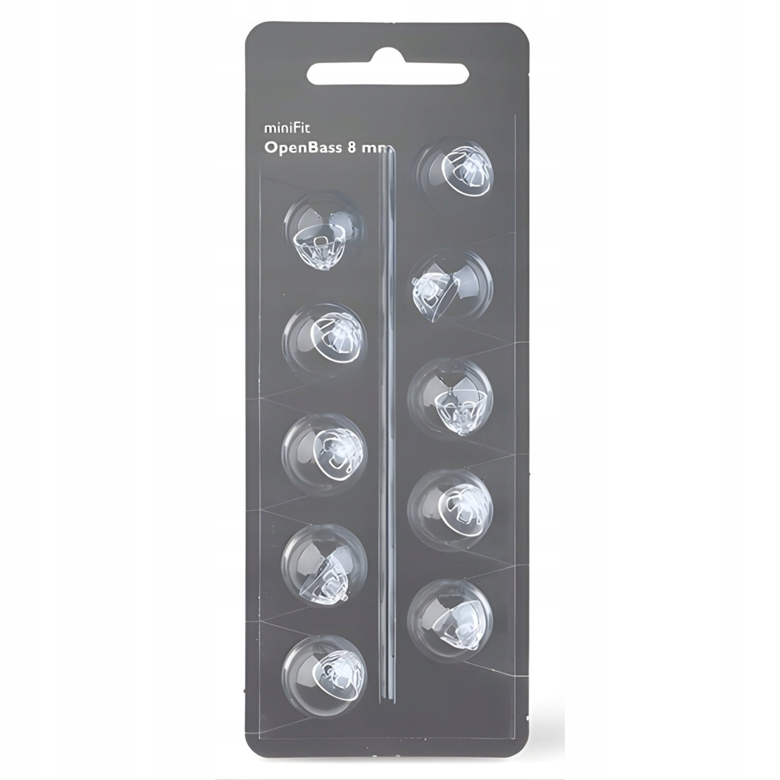 Domes Caps for Hearing Aids OpenBass miniFit 8mm Oticon Bernafon