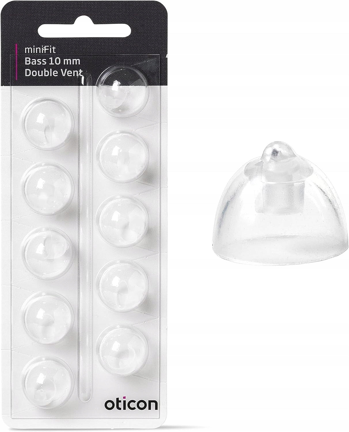 Domes OTICON Bass Double VENT 10 mm