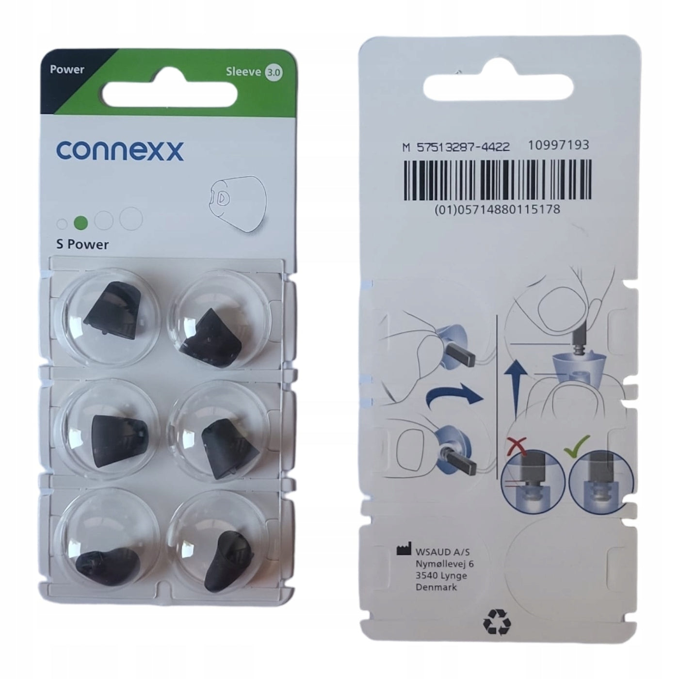 Domes SIGNIA Connexx Sleeve 3.0 S Power 6pcs Packaging status original