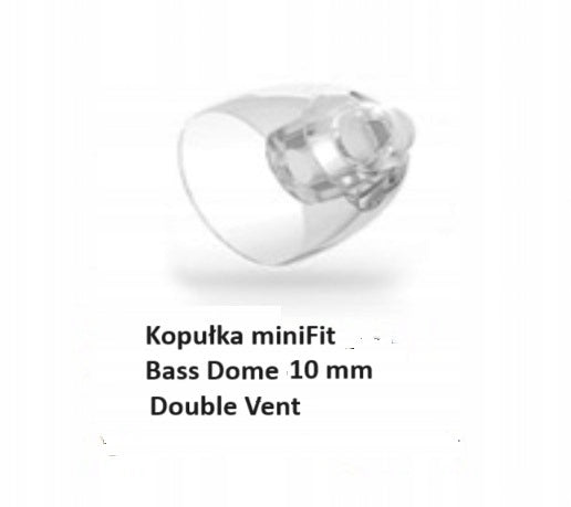 Domes for cameras BERNAFON,OTICON miniFit Bass 10mm Double Vent 10pcs