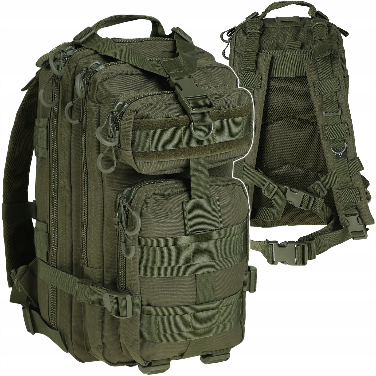 Dominator Shadow Tactical Military Backpack Men's Urban School 25L Olive