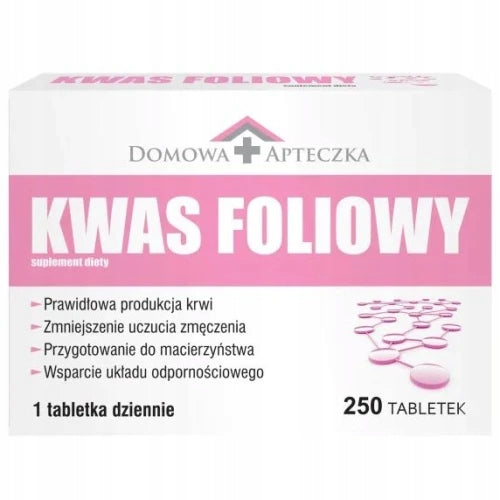 Domowa Apteczka Folic Acid, 250 tablets
