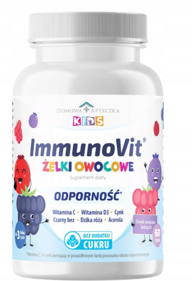Domowa Apteczka Immunovit, gummies, from 3 years of age, 180 g immunity