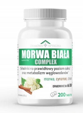 Domowa Apteczka Mulberry White Complex 200 tab