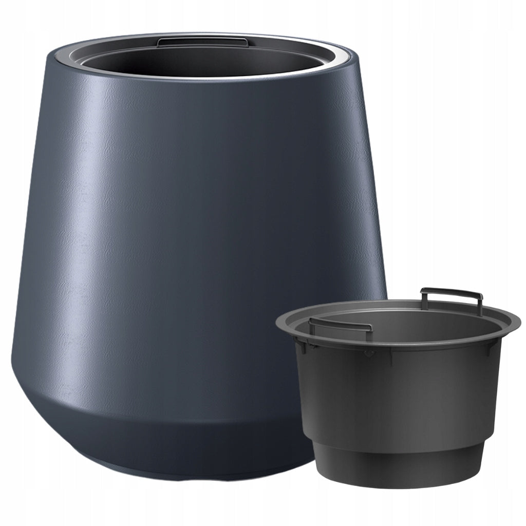 Runder Topf Prosperplast Heos T Slim DPHET440-S433, schwarz 