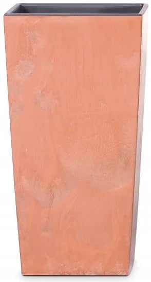 Topf Prosperplast Urbi Square Beton Effect DURS400E-R624, braun 