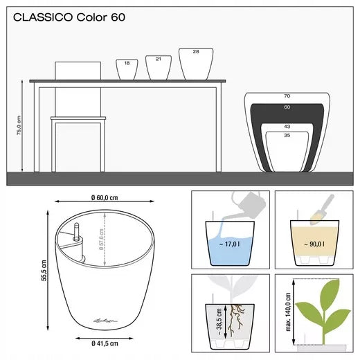 Lechuza Classico Color 60 cm