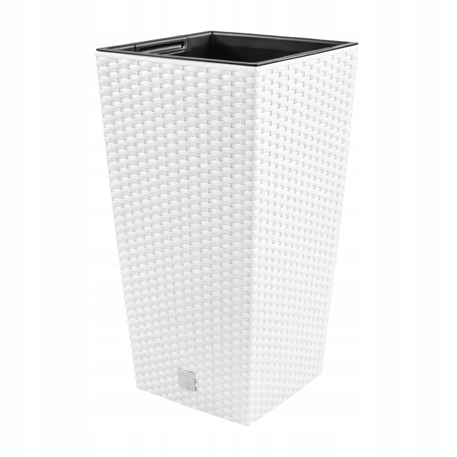 Topf Prosperplast Rato Square DRTS240-S449, weiß 