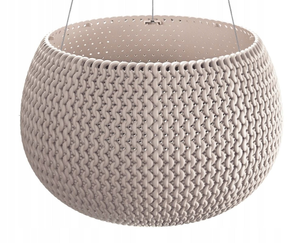 Hängender Übertopf Splofly Bowl WS Salbei 29 cm 