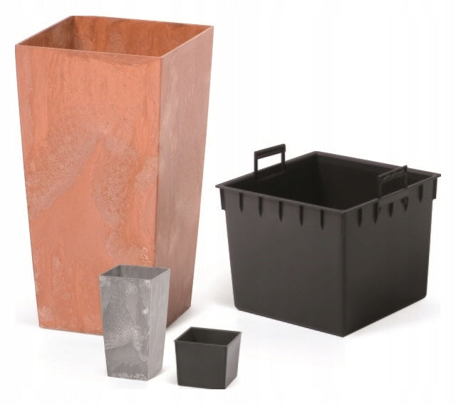 Topf Prosperplast Urbi Square Beton Effect DURS325E-425U, grau 
