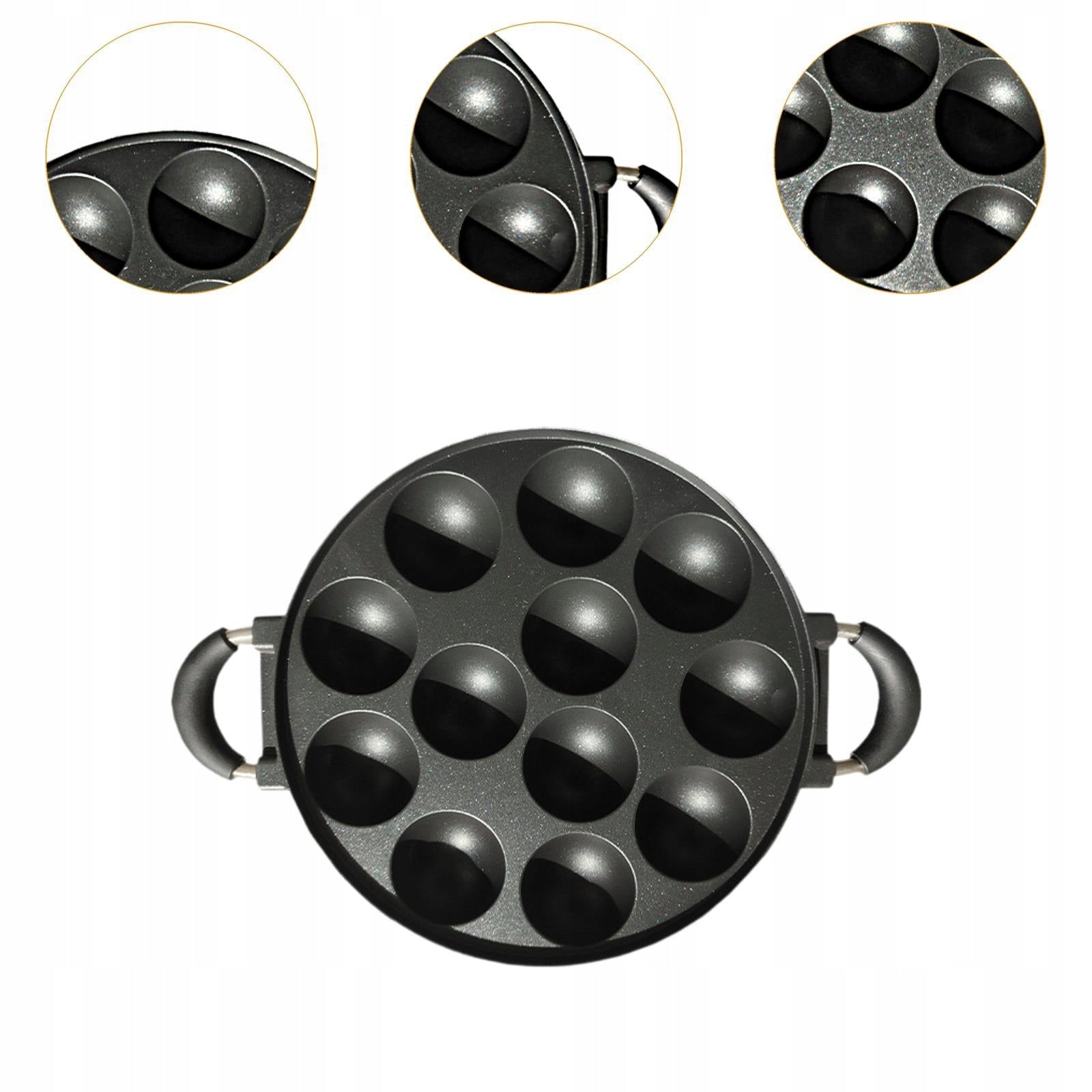 Donut Baking Pan Fits Stovetop Multipurpose Donut Maker Pan for 12 Hole Brand no brand