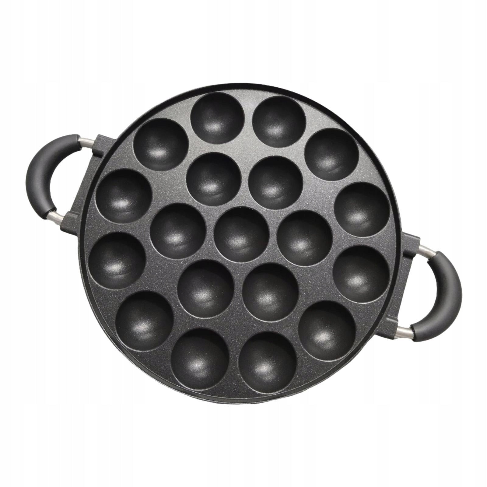 Donut Maker Pan Egg Frying Pan Versatile Fits Stovetop Donut Baking 19 Hole