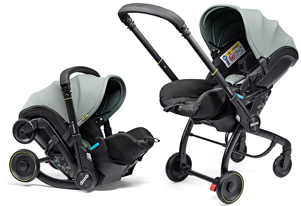 Doona X - folding, mobile car seat and stroller in one | Dusty