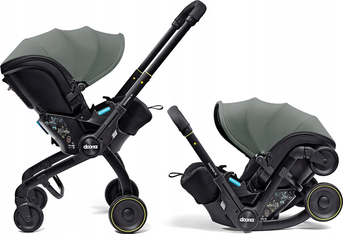 Doona X - folding, mobile car seat and stroller in one | Forest