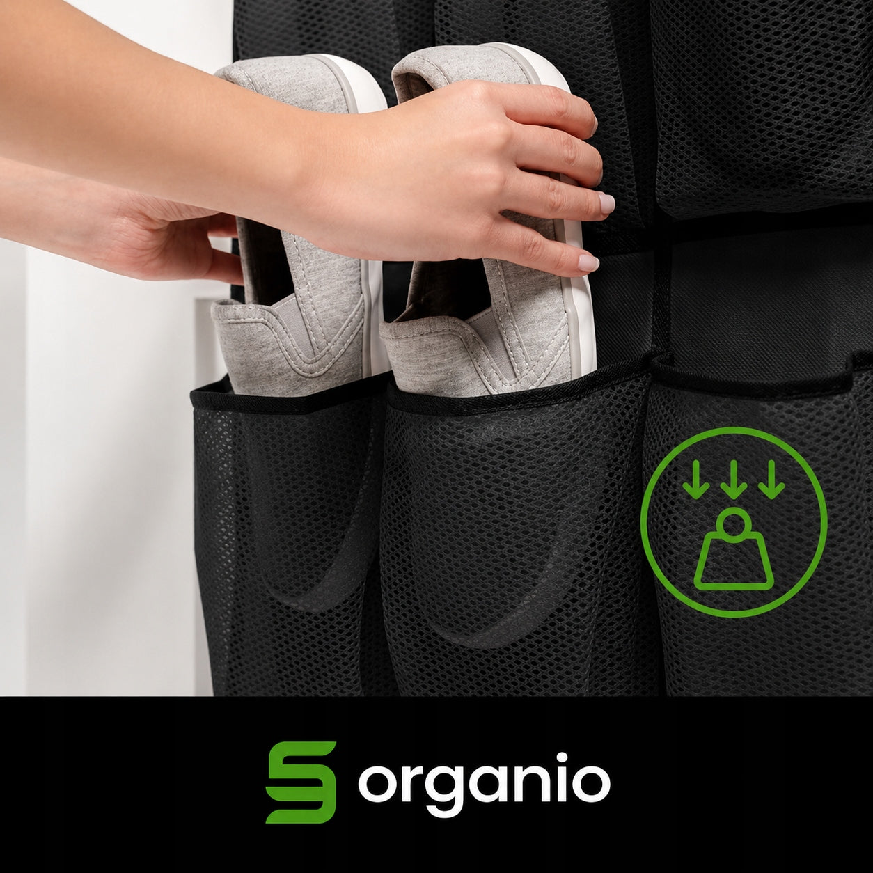 Door Hanging Organizer with 24 Pockets-for Shoes Toys Chemistry ORGANIO Manufacturer code OB527