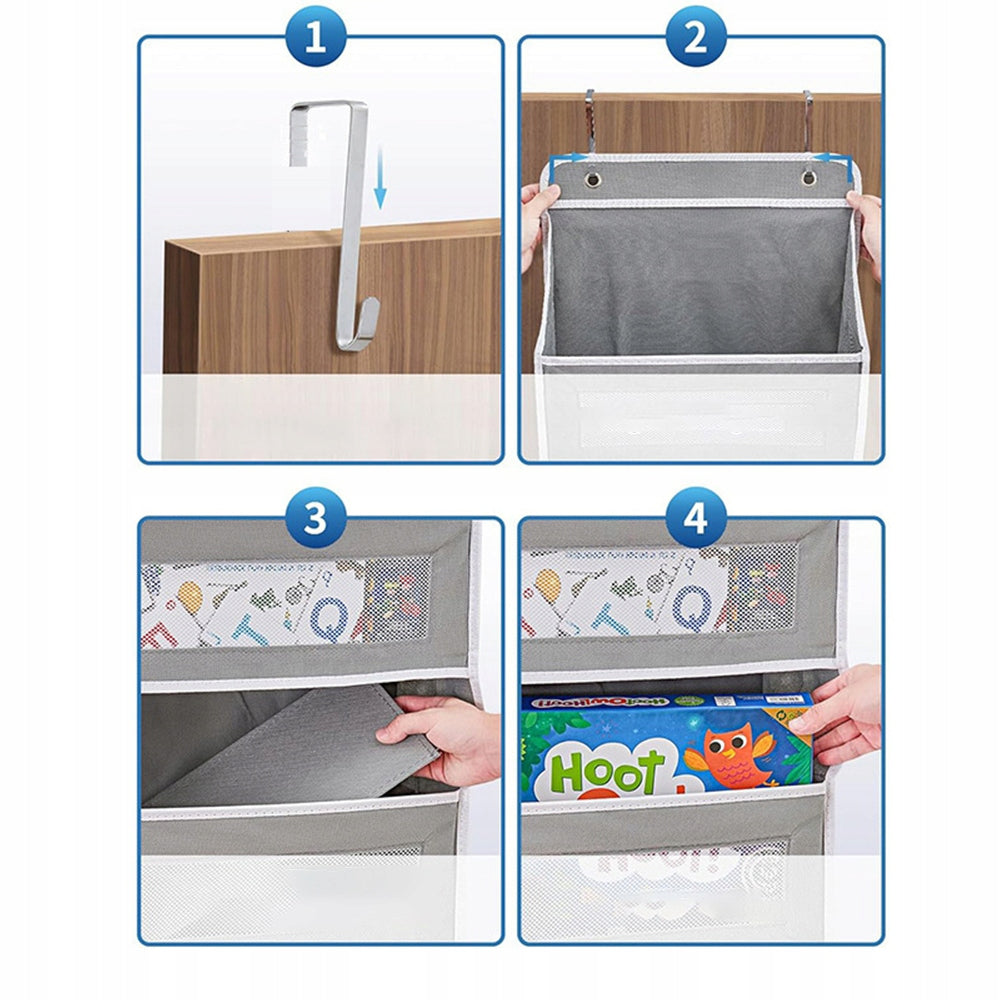 Door Organizer Large Capacity Waterproof Camper Bathroom Grey Number of pieces 1 pcs
