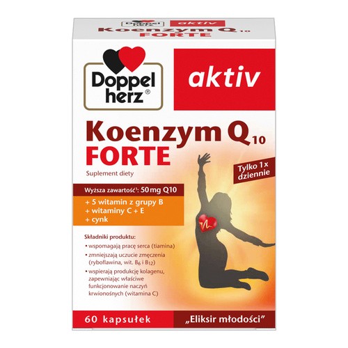 Doppelherz aktiv Coenzyme Q10 Forte, capsules, 60 pcs.