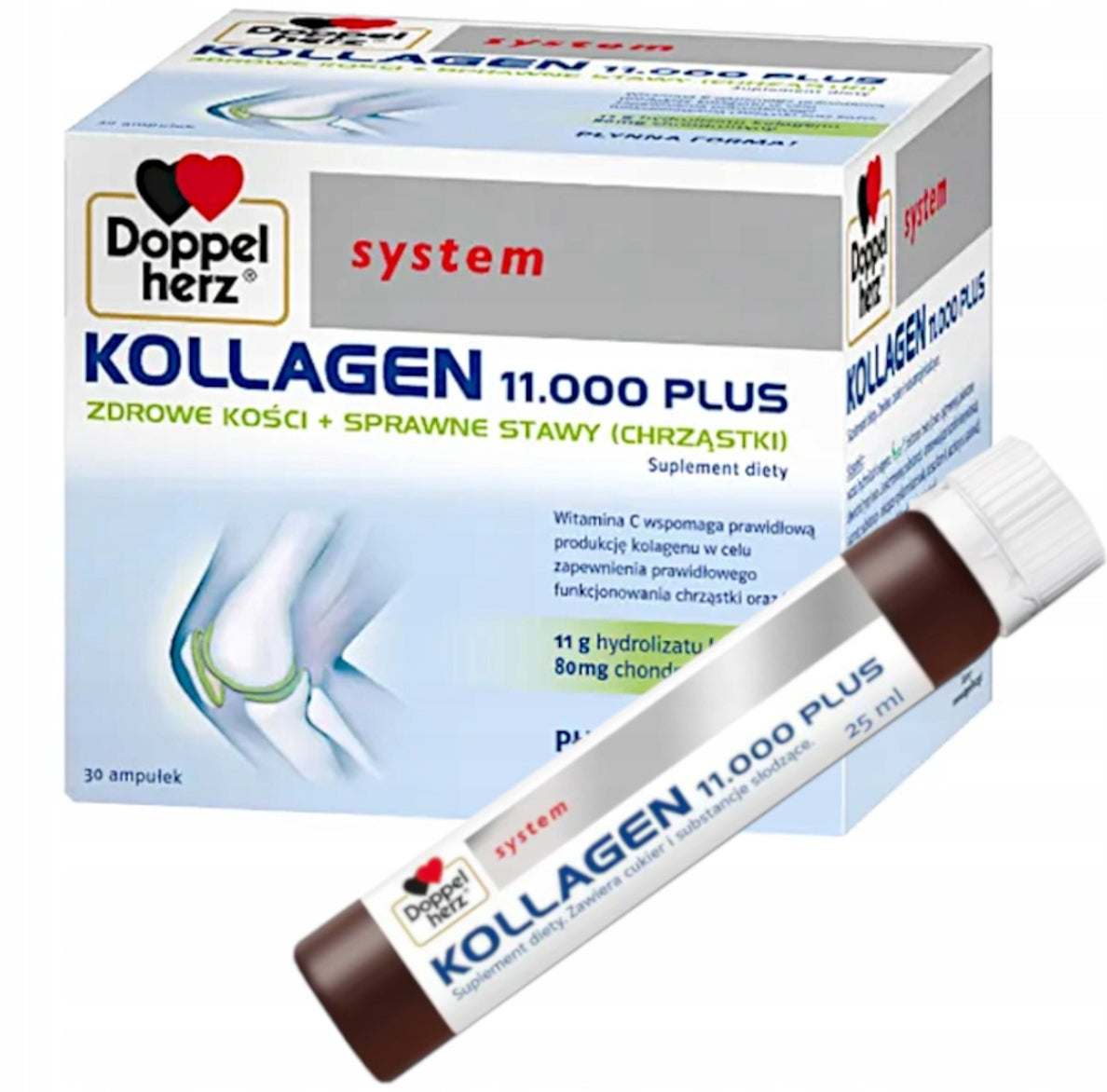 Doppelherz system Kollagen 11.000 Plus Dietary supplement ampoules 30 pcs. Brand Queisser Pharma GmbH & Co. KG