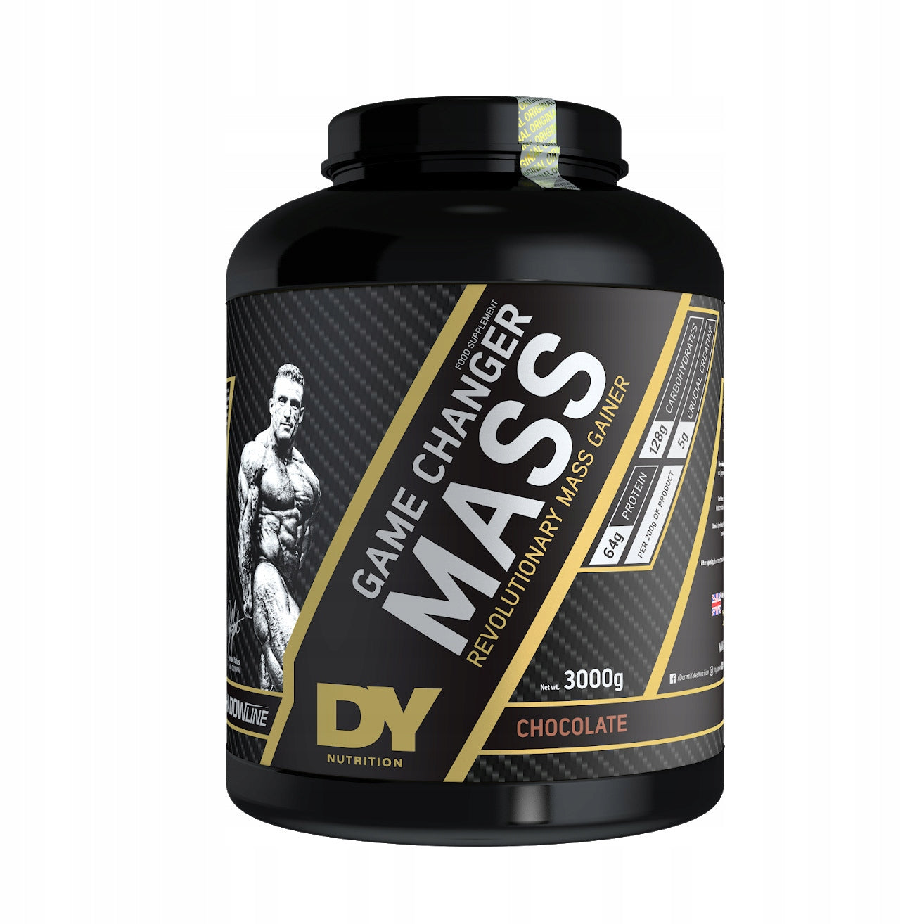 Dorian Yates - Game Changer Mass, Gainer, Chocolate-Nuts, Powder, 3000g