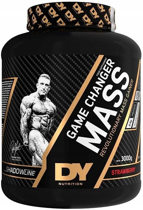 Dorian Yates - Game Changer Mass, Gainer, Strawberry, Powder, 3000g