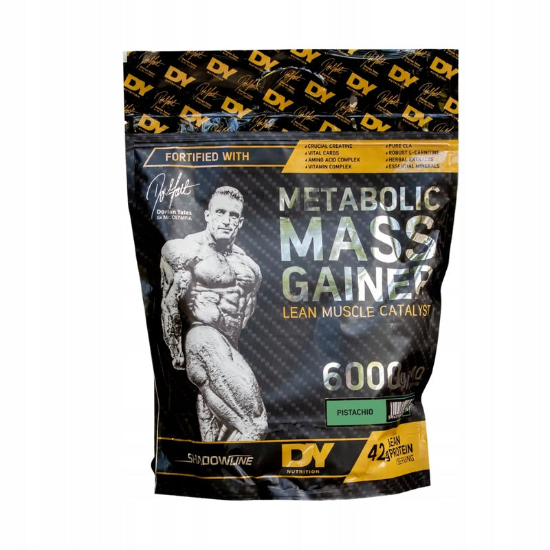 Dorian Yates Metabolic Mass Gainer 6000g Rich Composition 5% Dry Sugar