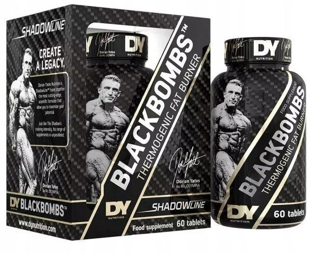 Dorian Yates Shadowline Black Bombs Fat Burner - 60 tab. Brand Dorian Yates