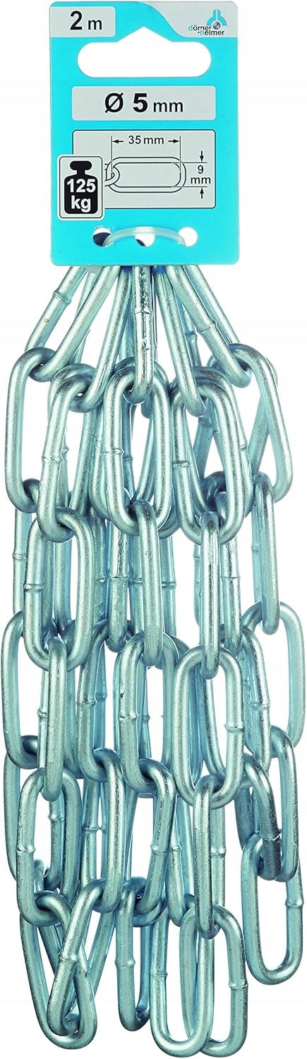 Dörner Helmer 5mm 2m stainless steel chain 125kg