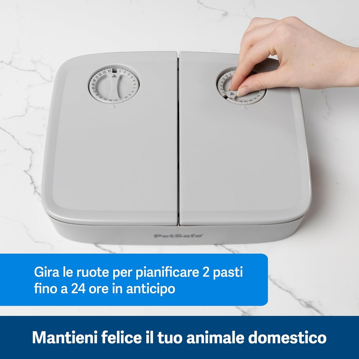 Double Automatic Bowl with 24h Programmer for Animals 710ml Brand PetSafe